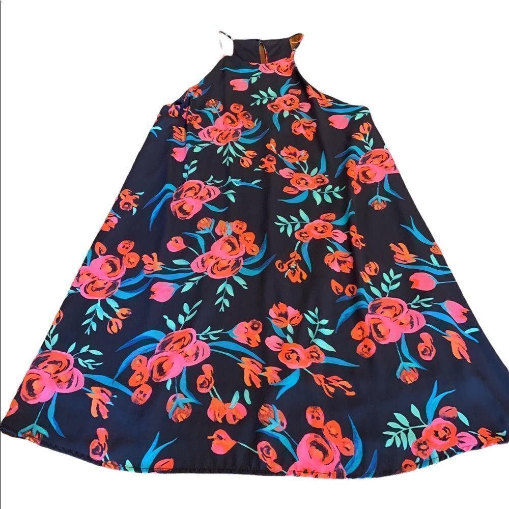 Everly Floral Racerback Dress Small